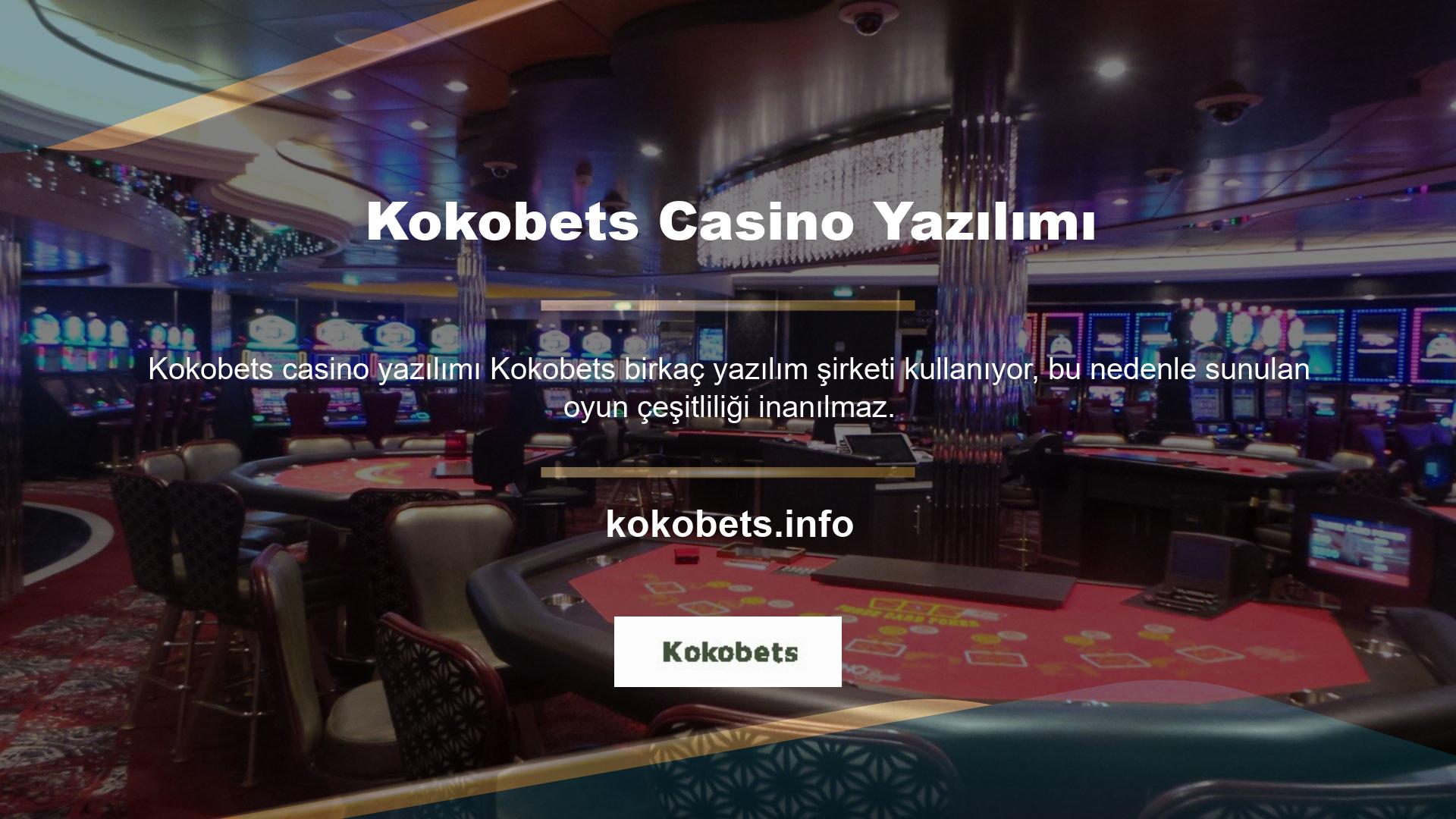 Casino yazılımı Amatic, NetEnt, Microgaming, Endorphina, Yggdrasil ve çok daha fazlası tarafından sağlanmaktadır