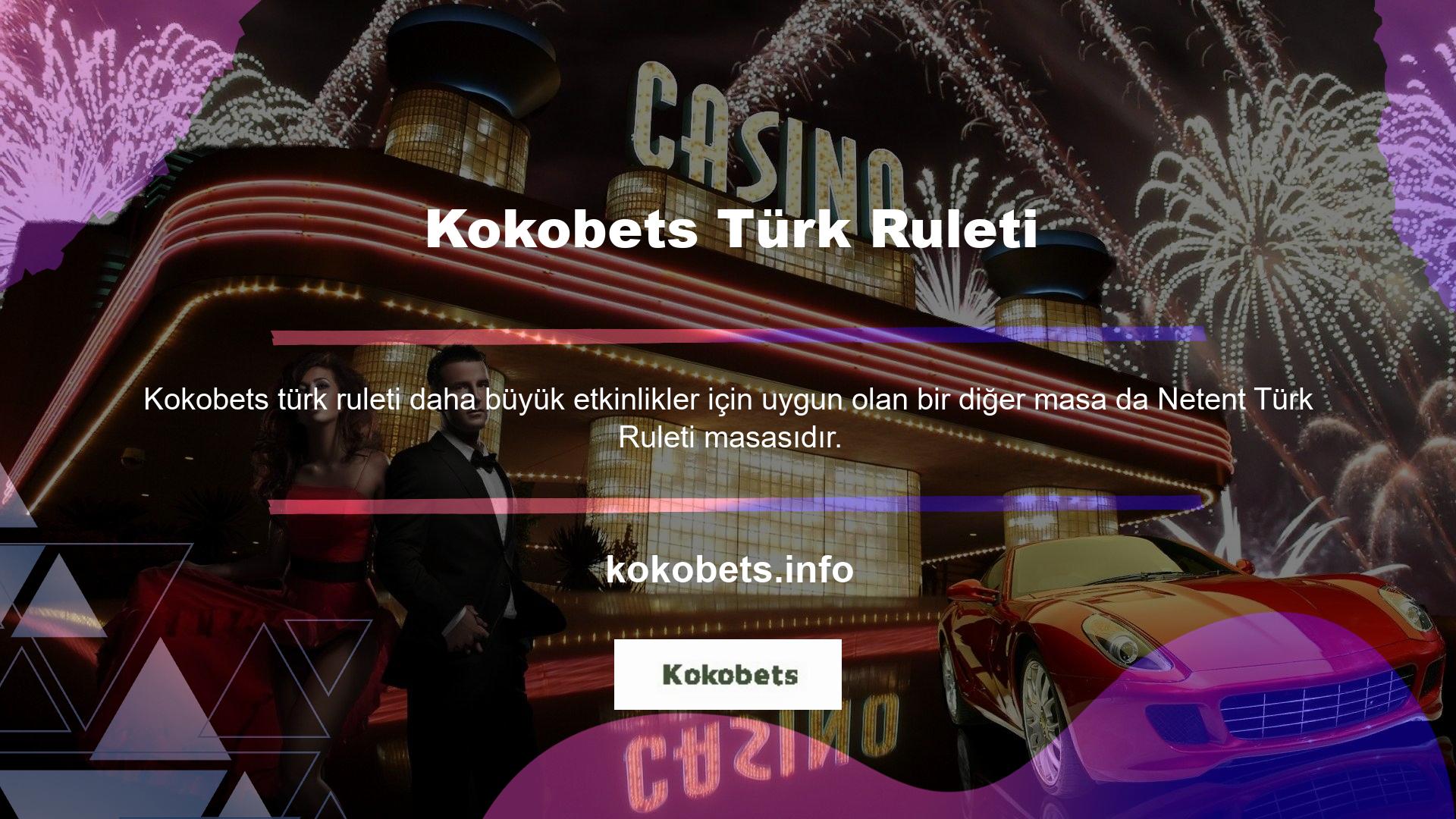 Katılmak isteyen oyuncuların Kokobets Türk Blackjack masasında veya Kokobets Netent Türk Ruleti masasında oynamaları gerekmektedir