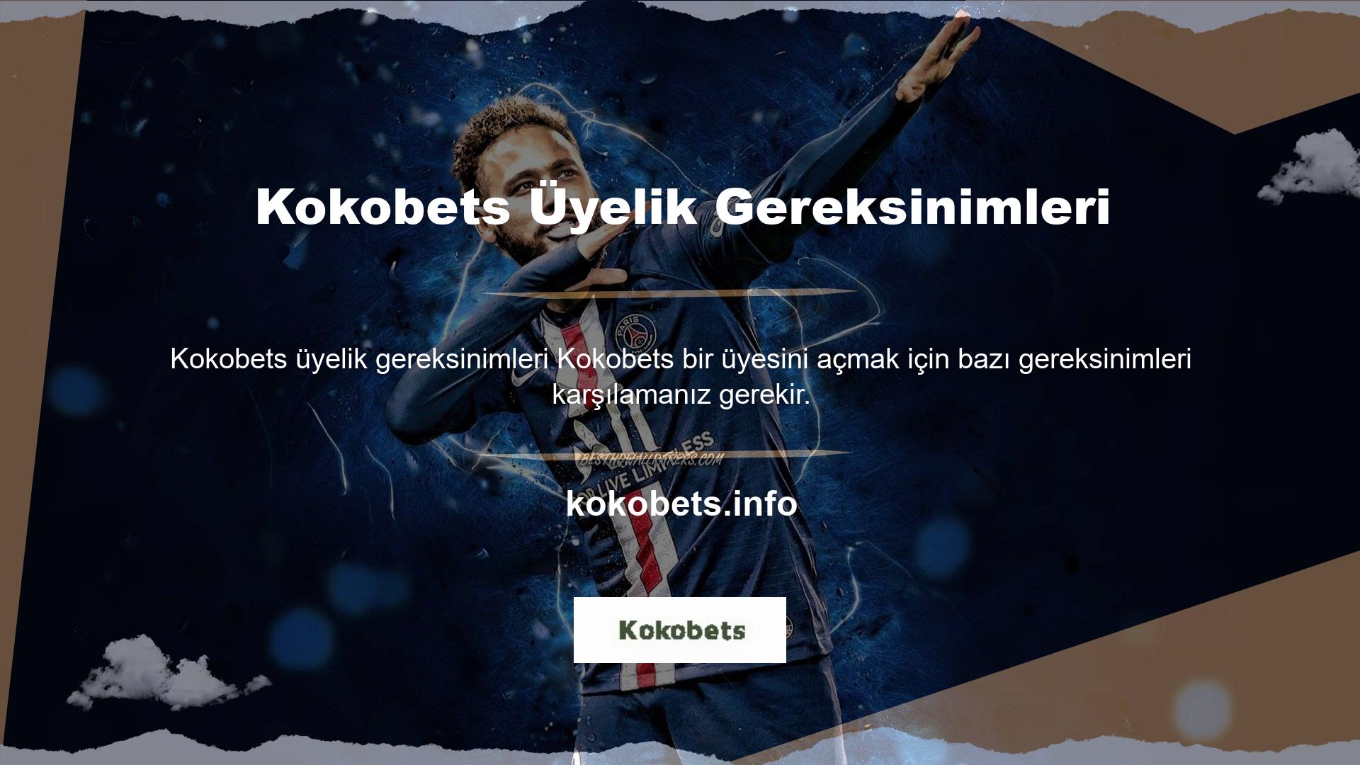 Üyeyseniz Kokobets bahis sitesinde para kazanabilirsiniz